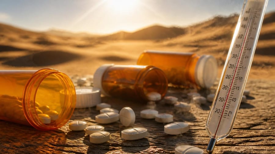 Ces cinq médicaments courants rendent la chaleur plus difficile à supporter
