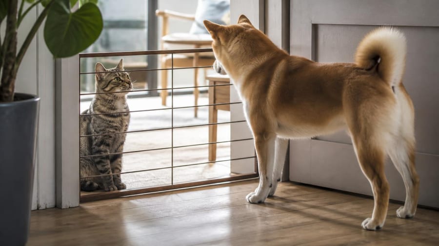 Chat et chien en appartement : 5 conseils pour une cohabitation apaisée !