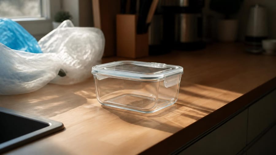 Ce contenant en verre remplace 3 objets de cuisine : sans lui, vous perdez de la place et remplissez votre poubelle