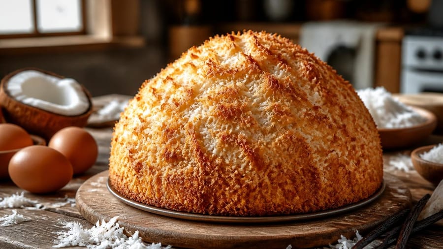 Gâteau géant façon rocher coco : la recette à noter d’urgence dans son carnet