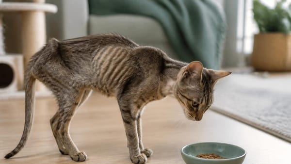 Perte de poids chez le chat : 3 causes possibles !