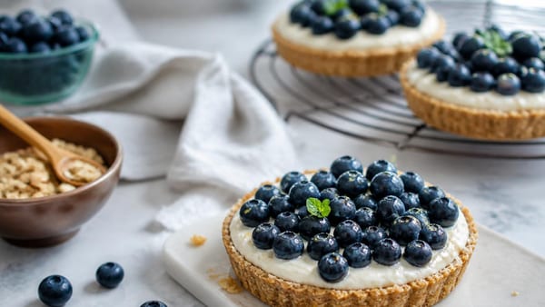 Ces tartelettes aux myrtilles seront prêtes en 30 minutes, cuisson comprise !