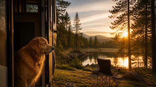 Voyager avec son chien en camping-car : les meilleurs spots pet-friendly près des aires